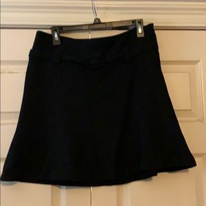 H&M black tweed skirt